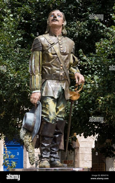 Statue of Cyrano de Bergerac in Bergerac France Stock Photo - Alamy