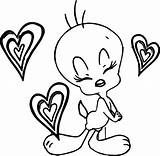 Tweety Heart Coloring Page – Wecoloringpagecom sketch template