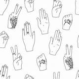 Disegno Di Modello mani Da Colorare  Disegni E Stampare sketch template