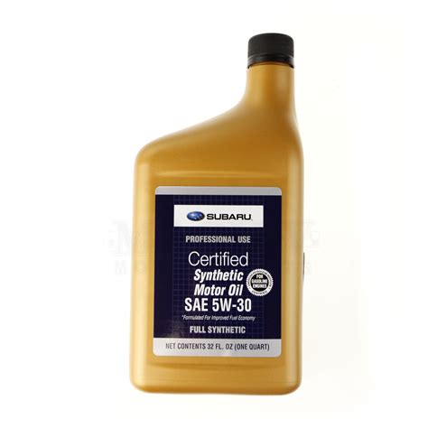 Subaru 5W30 Synthetic Motor Oil 1-Quart Bottle | FastWRX.com