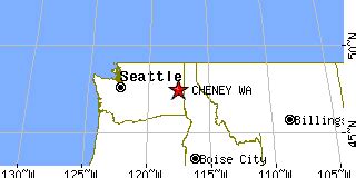 Cheney, Washington (WA) ~ population data, races, housing & economy