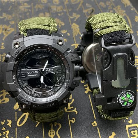 ADDIES-Men-Military-Sports-Digital-Watches-Compass-Outdoor-Survival ...