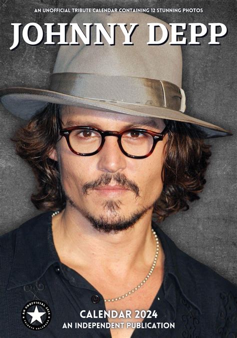 2024 Johnny Depp Large Wall Calendar — Calendar Club