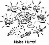 noise Pollution coloring Pages 636084 sketch template