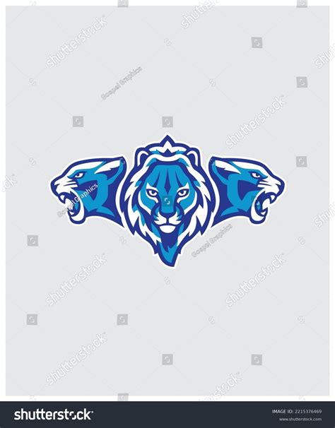 Tiger Head Mascot 3 Face Logo Stock Vector (Royalty Free) 2215376469 | Shutterstock