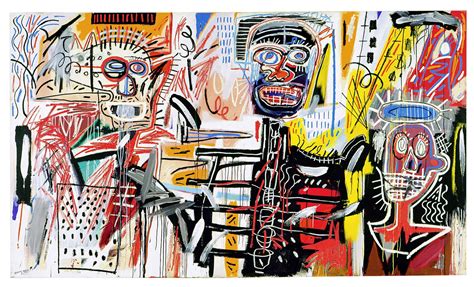 Download Jean-Michel Basquiat painting in a Brooklyn studio Wallpaper ...