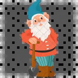 Standing Santa Icon - Download in Flat Style