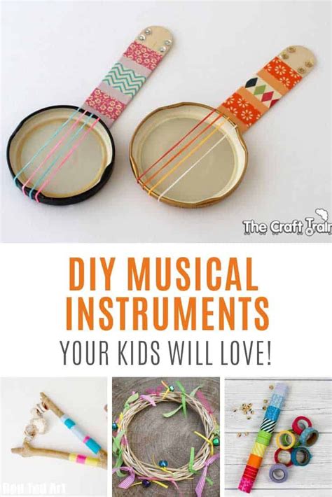 Encourage your kids to be creative with these DIY musical instrument ...