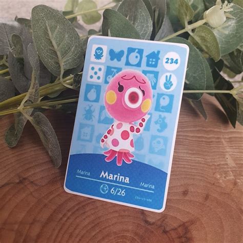 Marina Animal Crossing Amiibo Card amiibo card animal | Etsy