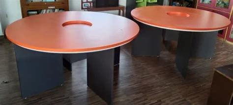 Wooden Top Teak Wood Round Dining Table at Rs 15000/set in Modinagar | ID: 2852058199255