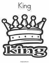 King Coloring Page  Twisty Noodle sketch template