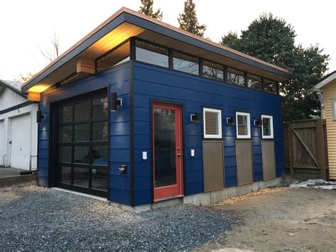 That @Modern-Shed #garage | Modern shed, Shed roof design, Modern farmhouse exterior