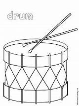Drum Coloring Page EnchantedLearningcom sketch template