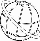 Earth Globe Coloring Page Pages sketch template