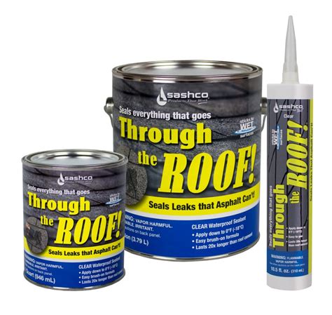 Through The Roof! / Clear Waterproof Sealant | Capitol City Lumber