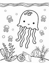 Under The Sea Coloring Pages Life Ocean  Etsy Australia sketch template