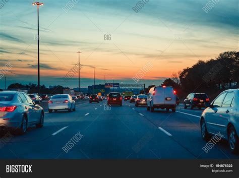 Night Traffic Cars On Image & Photo (Free Trial) | Bigstock