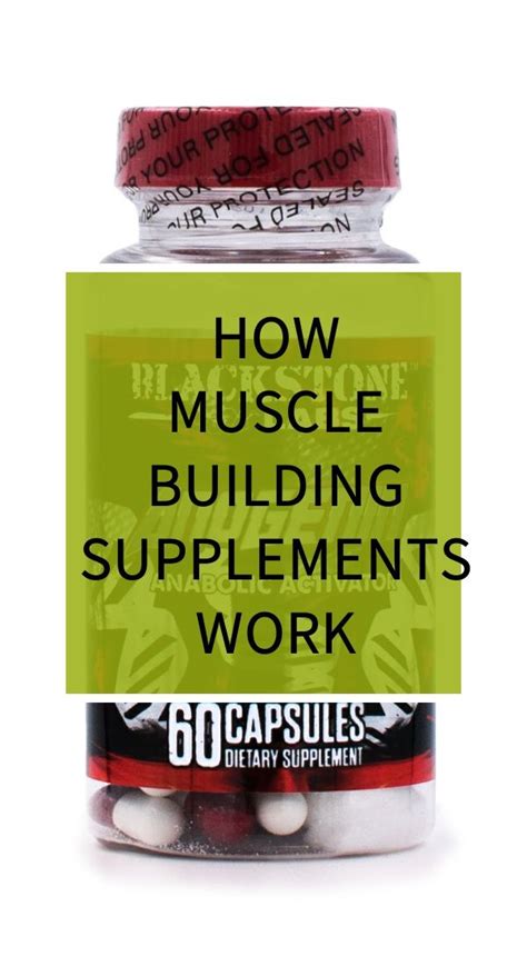 How muscle building supplements work | Herbal cure, Natural remedies, Gum disease