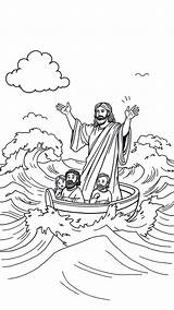 12 Jesus Calms The Storm Coloring Sheet Pages  Printable sketch template