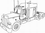 Gooseneck Trailer Coloring Pages sketch template