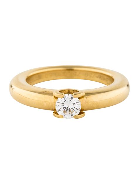 Cartier C de Cartier Diamond Engagement Ring - Rings - CRT33563 | The RealReal