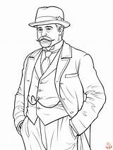 Printable Man Coloring Pages Free For Kids And Adults sketch template