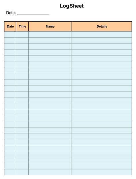 6 Best Images of Free Printable Payment Log Sheet Template - Free Printable Payment Log Sheets ...