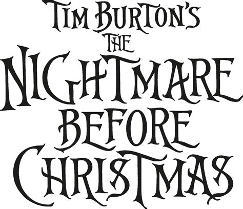 Tim Burton's The Nightmare Before Christmas Logo PNG Vector - (.Ai .PNG .SVG .EPS Free Download)