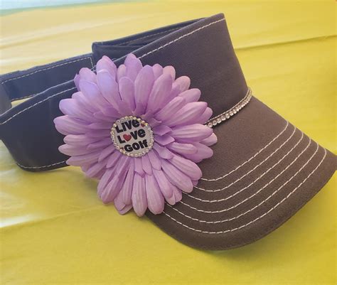 Womens Golf Sun Visors and Golf Hats All Done With Swarovski - Etsy