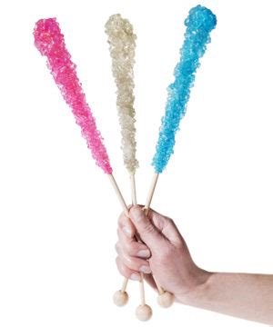 Giant Rock Candy Sticks: A jumbo version of the classic sugary treat.