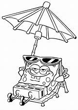 SpongeBob Coloring Pages sketch template
