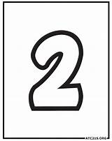 Free Number 2 Coloring Page Download Printable  ATC21S sketch template
