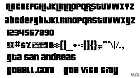 Pricedown - Fonte do logotipo GTA para GTA San Andreas