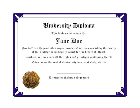 35 Real & Fake Diploma Templates (High school, College, Homeschool)