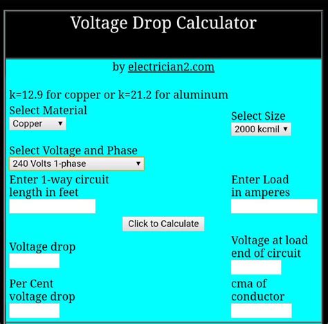 Voltage Drop Calculator Parallel Circuit - Circuit Diagram