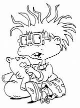 Free Coloring Pages Rugrats sketch template