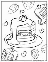20 Pancake Coloring Pages Free PDF Printables sketch template