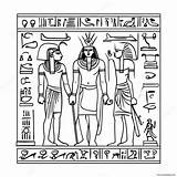 Ancient Egyptian Hieroglyphs Coloring Page 4921 3974 sketch template