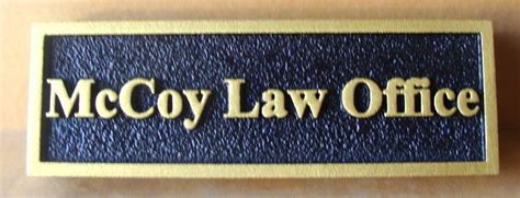 Attorney, Law Office and Courtroom Carved Wood Signs