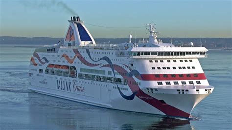 Tallink Baltic Queen Arrive to Tallinn, Estonia - YouTube