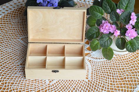 Custom Engraved Wooden Tea Box With Name and Date Tea Chest - Etsy