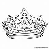 Tiara Coloring Pages  Free & Printable sketch template