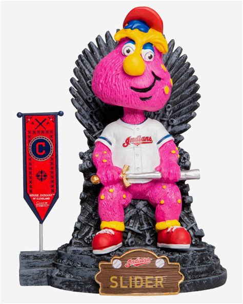 Cleveland Indians Slider Game Of Thrones Mascot Bobblehead FOCO