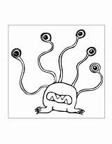 Alien Coloring Pages – Printable FREE sketch template