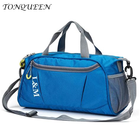 2018 Professional Nylon Waterproof Sports Gym Bag women Men for the gym Fitness Training ...