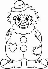 Clown coloring Pages To Download And Print For Free sketch template