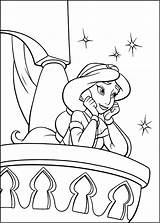 Aladdin Coloring Pages Jasmine  ColoringBay sketch template