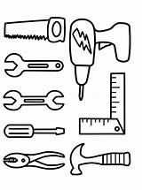 Tools Coloring Pages  Free Printable For Kids sketch template