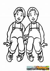 Bella Twins Coloring Pages sketch template