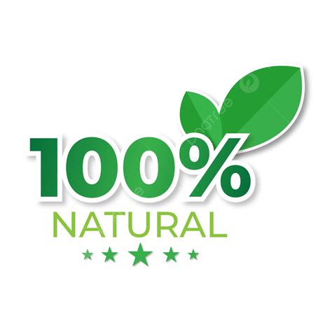 Organic Food Label With 100 Natural Products Vector, Organic, 100 Naturals, Natural PNG and ...